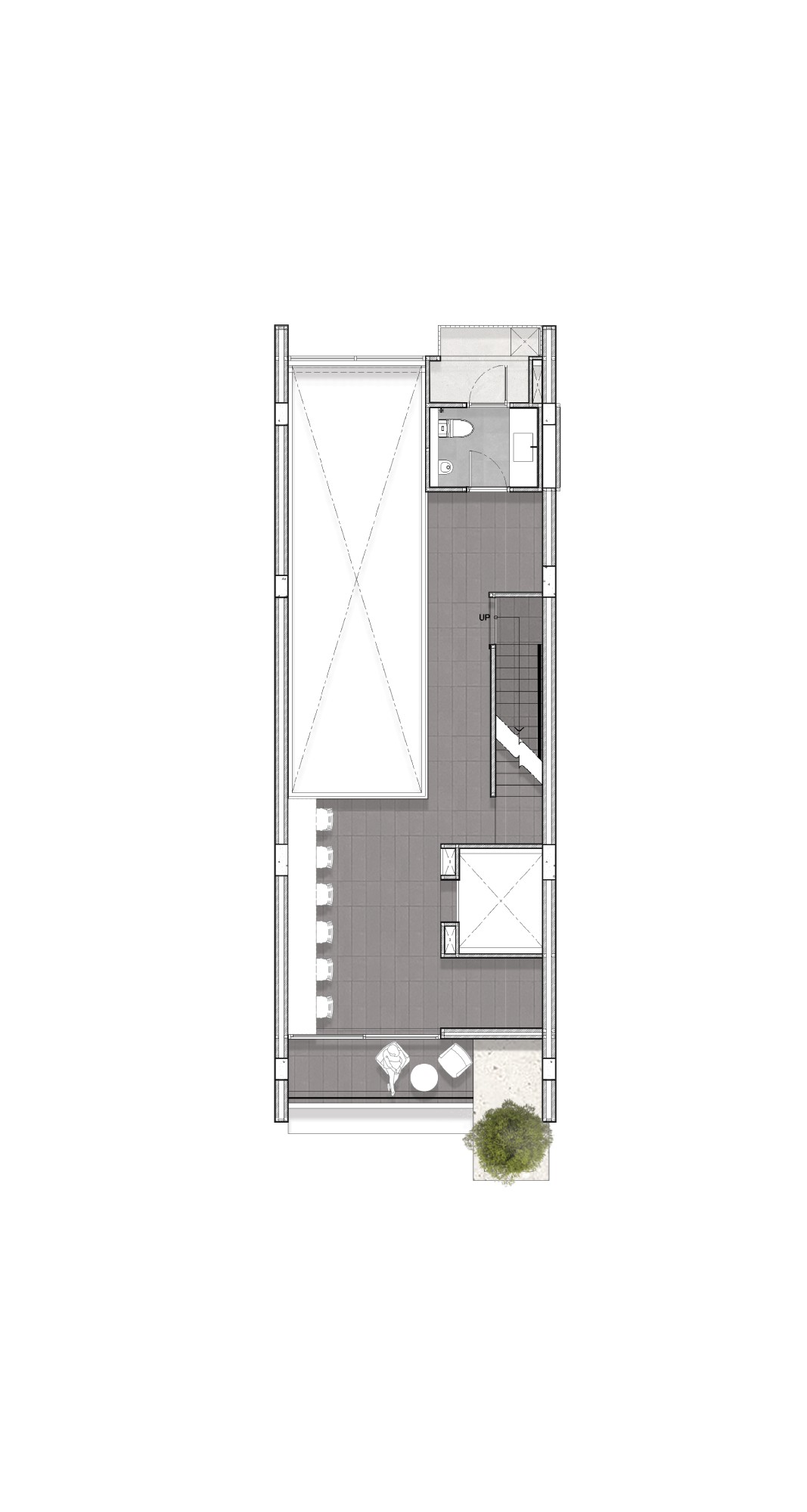 Mezzanine Floor 63 SQ.M Total Area 430 SQ.M